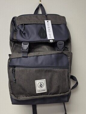 Volcom Woodward Laptop Backpack Mushroom Gray
